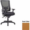 Lorell Multifunctional Mesh High-back Exec. Chair - Canyon Nutmeg Seat Color - Mesh Back Material - High Back - 1 Each