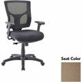 Lorell Conjure Swivel/Tilt Task Chair - Perfection Beige Seat Color - Mesh Back Material - Mid Back - Armrest - 1 Each