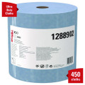 X90 Cloths, Jumbo Roll, 2-ply, 11.1 X 13.4, Denim Blue, 450/roll