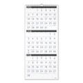 Three-month Reference Wall Calendar, Contemporary Artwork/formatting, 12 X 27, White Sheets, 15-month (dec-feb): 2021 To 2023