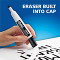 Expo Magnetic Dry-erase Marker - Chisel Marker Point - Erasable - Black Ink/ - 4 / Pack
