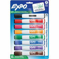 Expo Magnetic Dry-erase Marker - Chisel Marker Point - Erasable - Assorted Ink/ - 8 / Pack