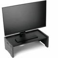 DURABLE Monitor Stand EFFECT - 22.05 lb Load Capacity - 6.30" Height x 19.69" Width - Desk, Table - Metal, Felt - Charcoal - For Monitor, Notebook - Ergonomic, Storage Space, Cable Management, Adjustable Height