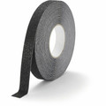 DURABLE Floor Marking Tape DURALINE GRIP+ 25mm - 16.40 yd Length x 0.98" Width x 27.6 mil Thickness - Black - Aluminum, Plastic - Abrasion Resistant, Slip Resistant - For Floor Marking, Industrial, Indoor, Outdoor, Ramp - 1 Roll