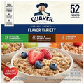 Green Rabbit Quaker Instant Oatmeal Variety Pack - No Artificial Flavor, Preservative-free - Assorted - 1.51 oz - 52 / Carton