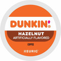 Dunkin' Donuts&reg; K-Cup Hazelnut Coffee - Medium - 22 K-Cup - K-Cup - Hazelnut, Original Blend - 4 / Carton