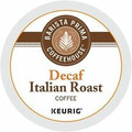 Barista Prima Coffeehouse&reg; K-Cup Italian Roast Decaf Coffee - Compatible with Keurig K-Cup Brewer - Dark - 24 K-Cup - K-Cup - Italian Roast, Colombia - Kosher - Decaffeinated - 4 / Carton