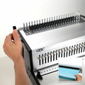 GBC CombBind CB30E Pro Punch/Bind Machine - CombBind - 500 Sheet(s) Bind - 30 Punch - 12.5" Height x 18.7" Width x 20.1" Depth - Gray