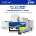 Brother TN635XXLY Original Super High Yield Laser Toner Cartridge - Yellow Pack - 6,500 pages