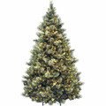 National Tree Carolina Pine Christmas Tree - Green - Christmas Theme - Vertical