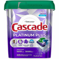 Cascade Platinum Plus ActionPacs - For Multipurpose - Fresh Scent - Recommended For: Residue Remover, Dried-on Food Remover, Grease Remover, Food Remover - Enzyme Activated - Purple - 47 / Pack