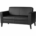 Lorell Soft-Seating Loveseat with Power Charging - 53.2" x 29.8" x 31" Overall Dimension - 1 / Each