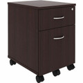 Lorell File Cabinet - for File, Box - Mobility - Espresso