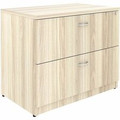 Lorell File Cabinet - 2 x Drawer(s) for File - Lateral - Lockable - Modern Elm