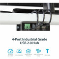 StarTech.com 4-Port USB 2.0 Hub - USB Type B - External - 4 USB Port(s) - 4 USB 2.0 Port(s) - PC, Mac - TAA Compliant