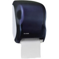 San Jamar Tear-N-Dry Universal Towel Dispenser - Roll Dispenser - 1 x Roll - 8" Roll Diameter - 16.5" Height x 11.8" Width x 9.3" Depth - Black - 1 Each