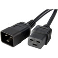 StarTech.com Computer Power Cord - C19 to C20 - AC Power Cord - 3 ft - For Desktop Computer, Server - 250 V AC / 13 A - Black - 3 ft Cord Length - IEC 60320 C19 / IEC 60320 C20 - 1 Each