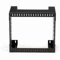 StarTech.com 2-Post 8U Heavy-Duty Wall-Mount Network Rack, 19" Open Frame Server Rack for Computer Equipment, Wall Mount Data Rack~ - 176.37 lb Load Capacity - Steel - 1 Each