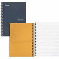Mead Personal Wirebound Notebook - 100 Sheets - Wire Bound - 5" x 7" Sheet Size - Assorted Paper - Perforated, Pocket Divider - 1 Each