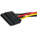 StarTech.com 6in SATA Power Y Splitter Cable Adapter - For Disk Drive - 6" Cord Length - SATA / SATA - 1 Each