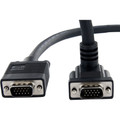 StarTech.com 15 ft High Res 90 Degree Down Angled VGA Cable - 15 ft Coaxial Video Cable for Video Device, Monitor - First End: 1 x 15-pin HD-15 - Male - Second End: 1 x 15-pin HD-15 - Male - Shielding - 28 AWG - Black - 1 Each
