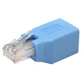 StarTech.com Cisco Console Rollover Adapter for Ethernet Cable - 1 x RJ-45 Network Female - 1 x RJ-45 Network Male - Blue - 1 Each