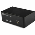StarTech.com 2-port Dual Display DisplayPort KVM - 2 Computer(s) - 1 Local User(s) - WQUXGA - 3840 x 2400 - 6 x DisplayPort - Desktop - TAA Compliant