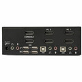 StarTech.com 2-port Dual Display DisplayPort KVM - 2 Computer(s) - 1 Local User(s) - WQUXGA - 3840 x 2400 - 6 x DisplayPort - Desktop - TAA Compliant
