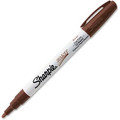 Sharpie Oil-Based Paint Marker - Fine Point - Fine Marker Point - Brown Ink - Oil Based - 1 Each