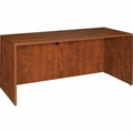 Lorell Essentials Series Credenza Shell - 29.5" Height x 59" Width x 23.6" Depth - Finish: Cherry, Laminate - Grommet - 1 Each