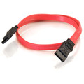 C2G 10191 SATA Cable - 6" SATA Data Transfer Cable - First End: 1 x 7-pin SATA 3.0 - Female - Second End: 1 x 7-pin SATA 3.0 - Female - Red - 1 Each