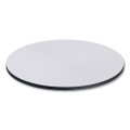 Reversible Laminate Table Top, Round, 35.38w X 35.38d, White/gray