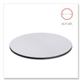 Reversible Laminate Table Top, Round, 35.38w X 35.38d, White/gray