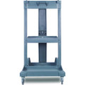 Janitor's Cart, Three-shelf, 22w X 44d X 38h, Gray
