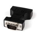 StarTech.com DVI to VGA Cable Adapter - Black - F/M - 1 x 15-pin HD-15 VGA Male - 1 x 29-pin DVI-I (Dual-Link) Digital Video Female - Black - 1 Each