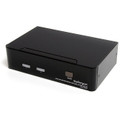StarTech.com 2 Port DVI USB KVM Switch with Audio and USB 2.0 Hub - 2 Computer(s) - WUXGA - 1920 x 1200 - Desktop - TAA Compliant