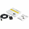 StarTech.com 1 Port FTDI USB to Serial RS232 Adapter Cable with COM Retention - 1 x 9-pin DB-9 RS-232 Serial - Male - 1 x USB 2.0 Type A - Male - Black - 1 Each - TAA Compliant