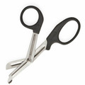 Medline Konig Bandage and Clothing Scissors - 7" Overall Length Serrated Blade - Black - 1 Each