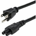 StarTech.com 3 ft Standard Laptop Power Cord - NEMA 5-15P to C5 - For Notebook, Scanner, Monitor, Printer - 18 Gauge - 125 V AC / 10 A - Black - 3 ft Cord Length - NEMA 5-15P / IEC 60320 C5 - North America - 1 Each