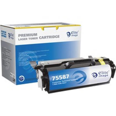 Elite Image Remanufactured MICR High Yield Laser Toner Cartridge T650H21A - Black - 1 Each - 25000 Pages