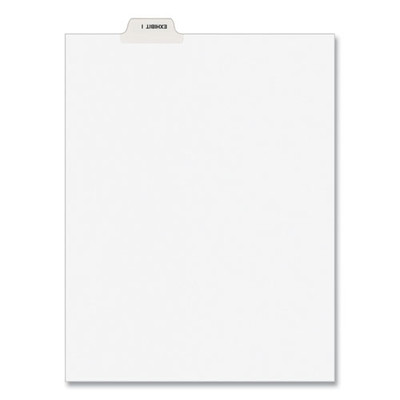 Avery-style Preprinted Legal Bottom Tab Divider, Exhibit I, Letter, White, 25/pk Avery-style Preprinted Legal Bottom Tab Divider, Exhibit I, Letter, White, 25/pk