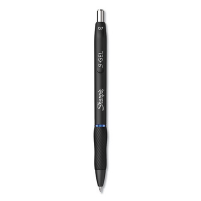 S-gel High-performance Gel Pen, Retractable, Medium 0.7 Mm, Blue Ink, Black Barrel, 36/pack S-gel High-performance Gel Pen, Retractable, Medium 0.7 Mm, Blue Ink, Black Barrel, 36/pack