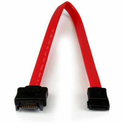 StarTech.com 0.3m SATA Extension Cable - 11.81" SATA Data Transfer Cable for Storage Equipment - First End: 1 x 7-pin SATA 3.0 - Male - Second End: 1 x 7-pin SATA 3.0 - Male - Extension Cable - Red - 1 Each