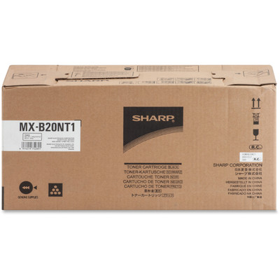 Sharp MX-B20NT1 Original Laser Toner Cartridge - Black - 1 Each - 8200 Pages