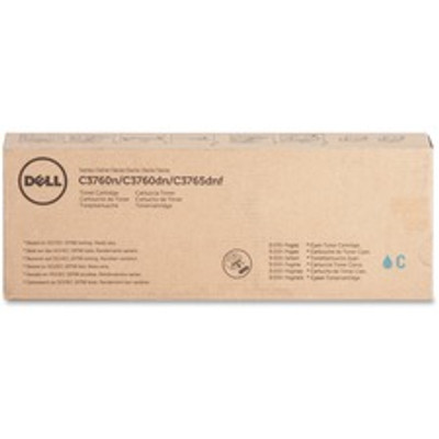 Dell Original Extra High Yield Laser Toner Cartridge - Cyan - 1 Each - 9000 Pages
