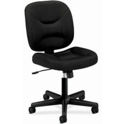 HON VL210 Mesh Low-Back Task Chair - Black - Mesh - 1 Each