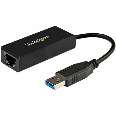 StarTech.com USB 3.0 to Gigabit Ethernet NIC Network Adapter - USB 3.0 Type A - 1 Port(s) - 1 x Network (RJ-45) - Twisted Pair - 10/100/1000Base-T - TAA Compliant