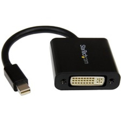 StarTech.com Mini DisplayPort to DVI Adapter - 1 x 20-pin Mini DisplayPort Digital Audio/Video - Male - 1 x 29-pin DVI-I Digital Video - Female - 1920 x 1200 Supported - Black - 1 Each