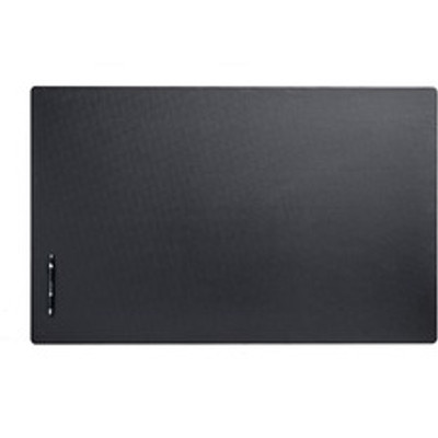 Dacasso Leatherette Desk Mat - Rectangular - 38" Width x 24" Depth - Felt Backing - Leatherette - Black