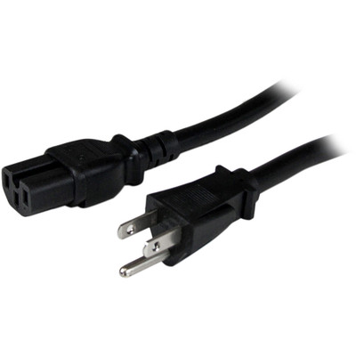 StarTech.com 8 ft Heavy Duty 14 AWG Computer Power Cord - NEMA5-15P to C15 - For PDU, Server, Computer, Network Device - 125 V AC / 15 A - Black - 8 ft Cord Length - NEMA 5-15P / IEC 60320 C15 - North America - 1 Each